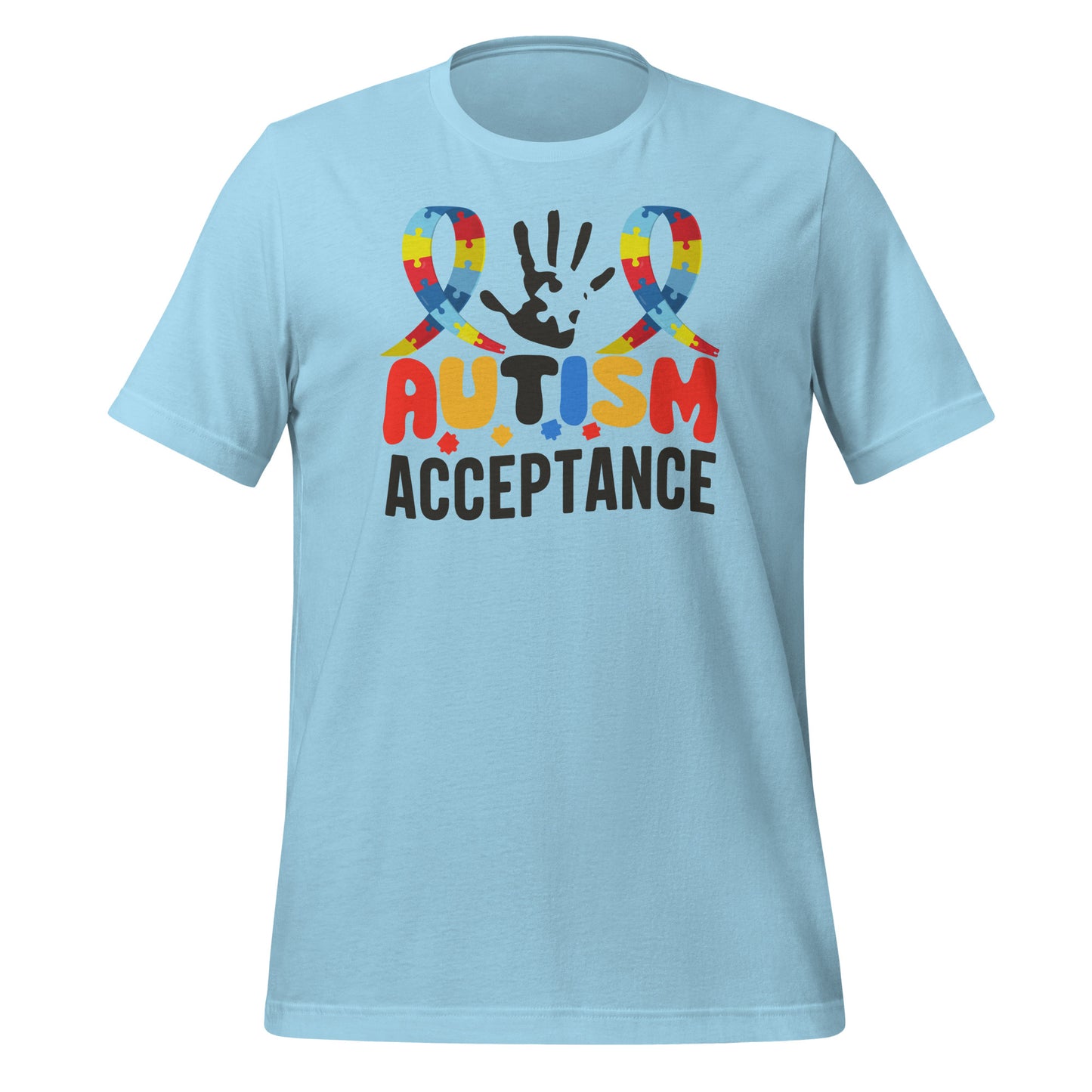 Autism Acceptance Together Quality Cotton Bella Canvas Adult T-Shirt