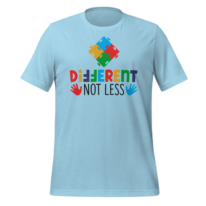 Different Not Less Autism Acceptance Quality Cotton Bella Canvas Adult T-shirt