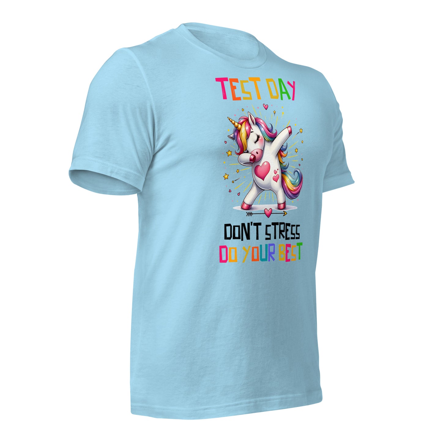 Test Day Don't Stress, Do Your Best Teacher Bella Canvas Unisex T-Shirt