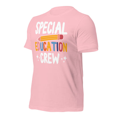 Special Education Crew Teacher Bella Canvas Unisex T-Shirt