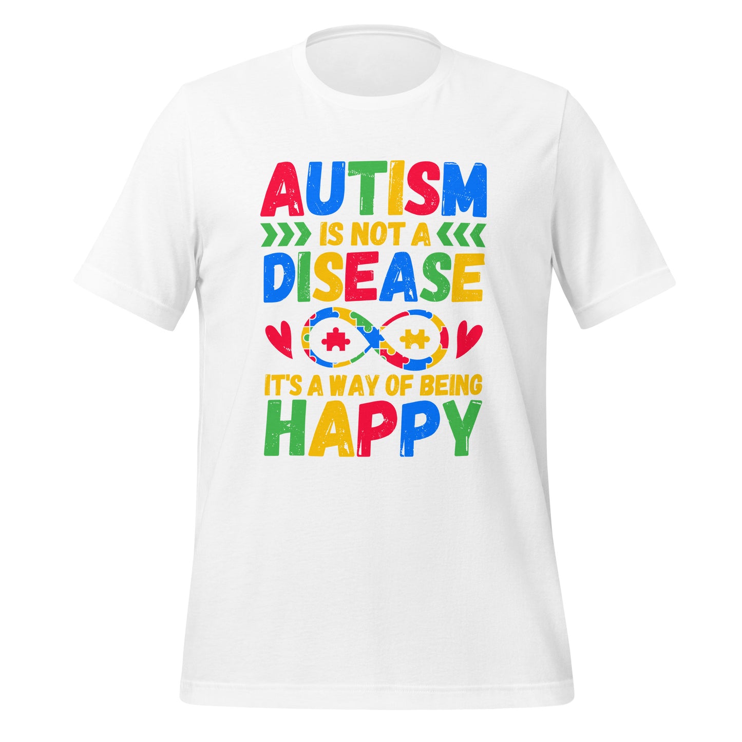 Autism Acceptance Together Quality Cotton Bella Canvas Adult T-Shirt