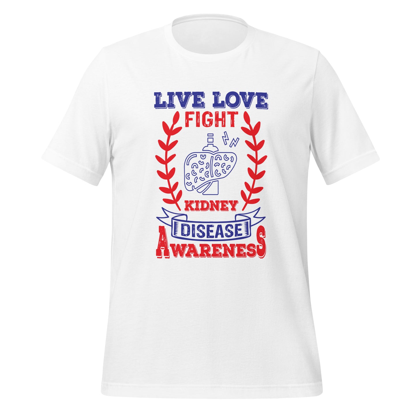 Kidney Awareness Quality Cotton Bella Canvas Adult T-Shirt