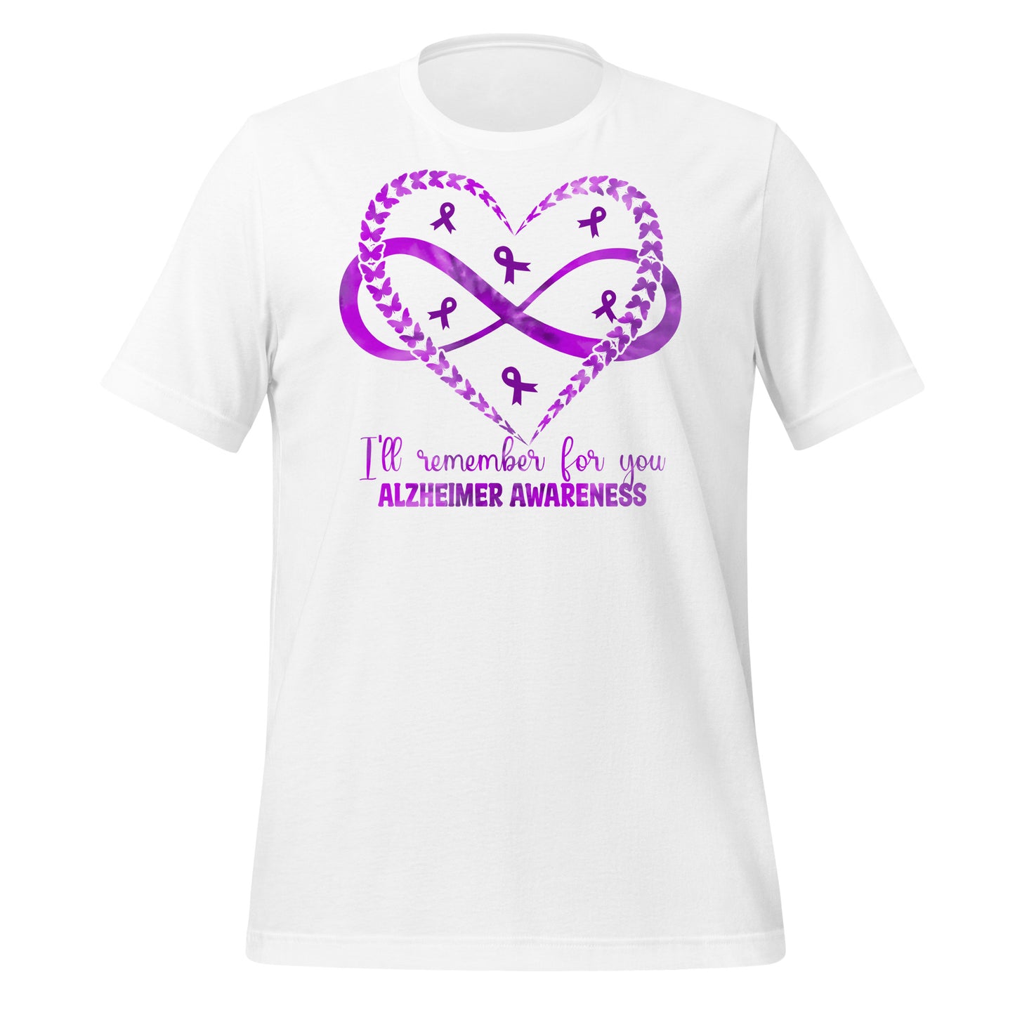 Alzheimer's Awareness Quality Cotton Bella Canvas Adult T-Shirt