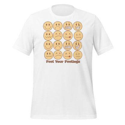 Feel Your Feelings Emojis Quality Cotton Bella Canvas Adult T-Shirt