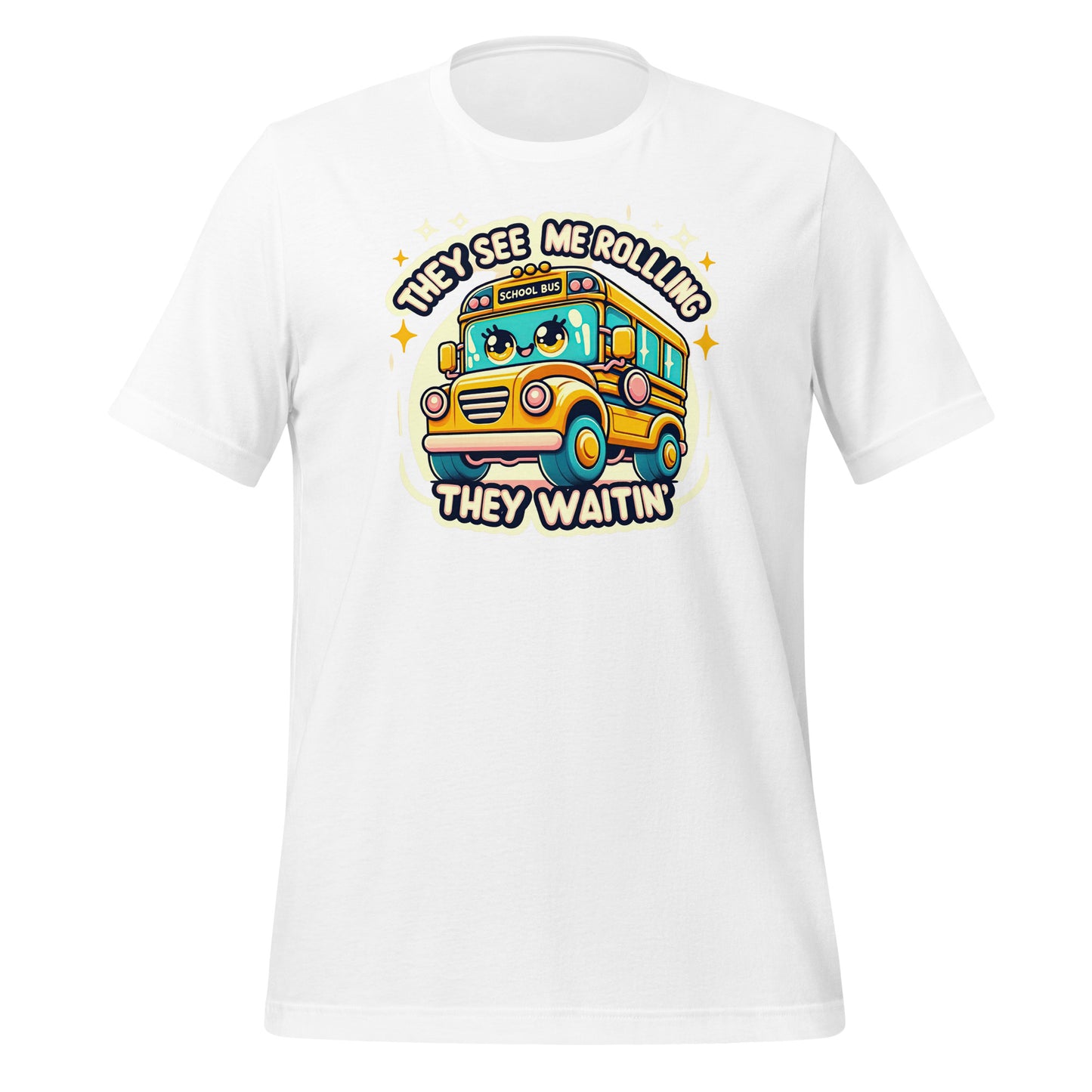 They See Me Rolling, They Waitin' Bus Driver Bella Canvas Adult T-Shirt