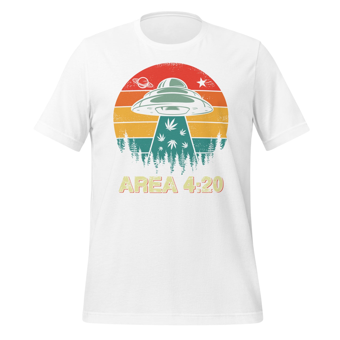 Area 420 UFO Bella Canvas Adult T-Shirt