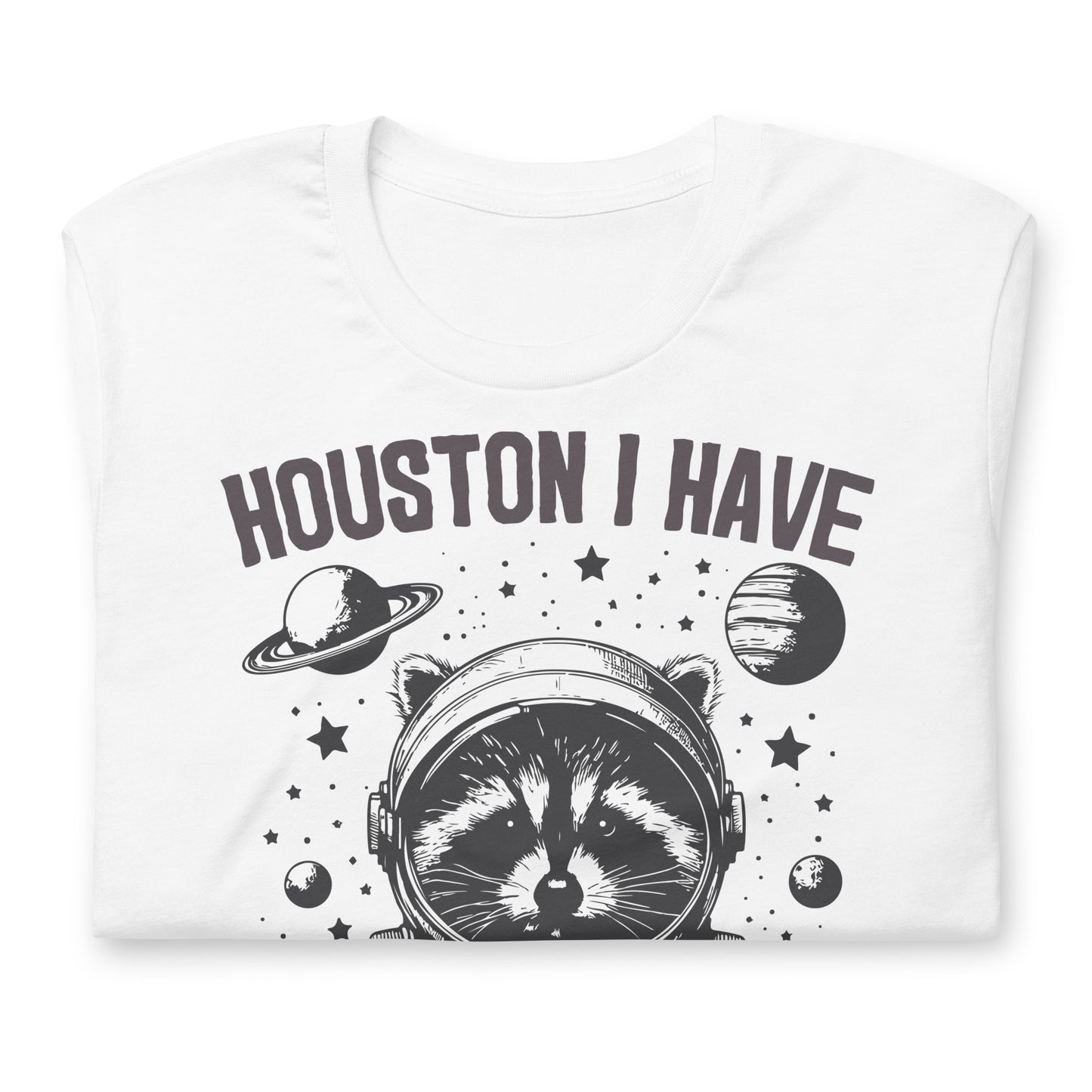 Houston I Have So Many Problems Funny Bella Canvas Adult T-Shirt