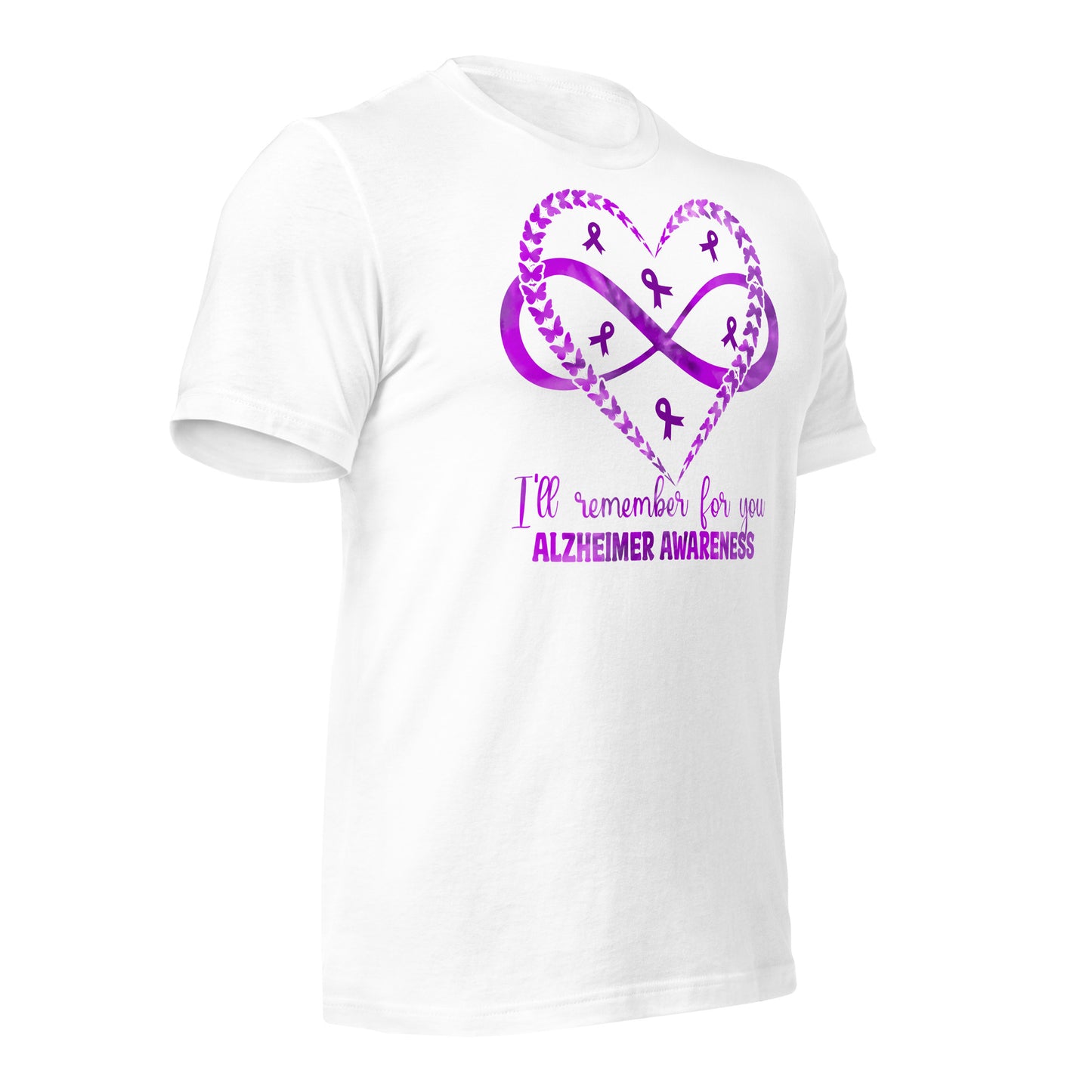 Alzheimer's Awareness Quality Cotton Bella Canvas Adult T-Shirt