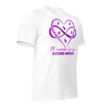 Alzheimer's Awareness Quality Cotton Bella Canvas Adult T-Shirt