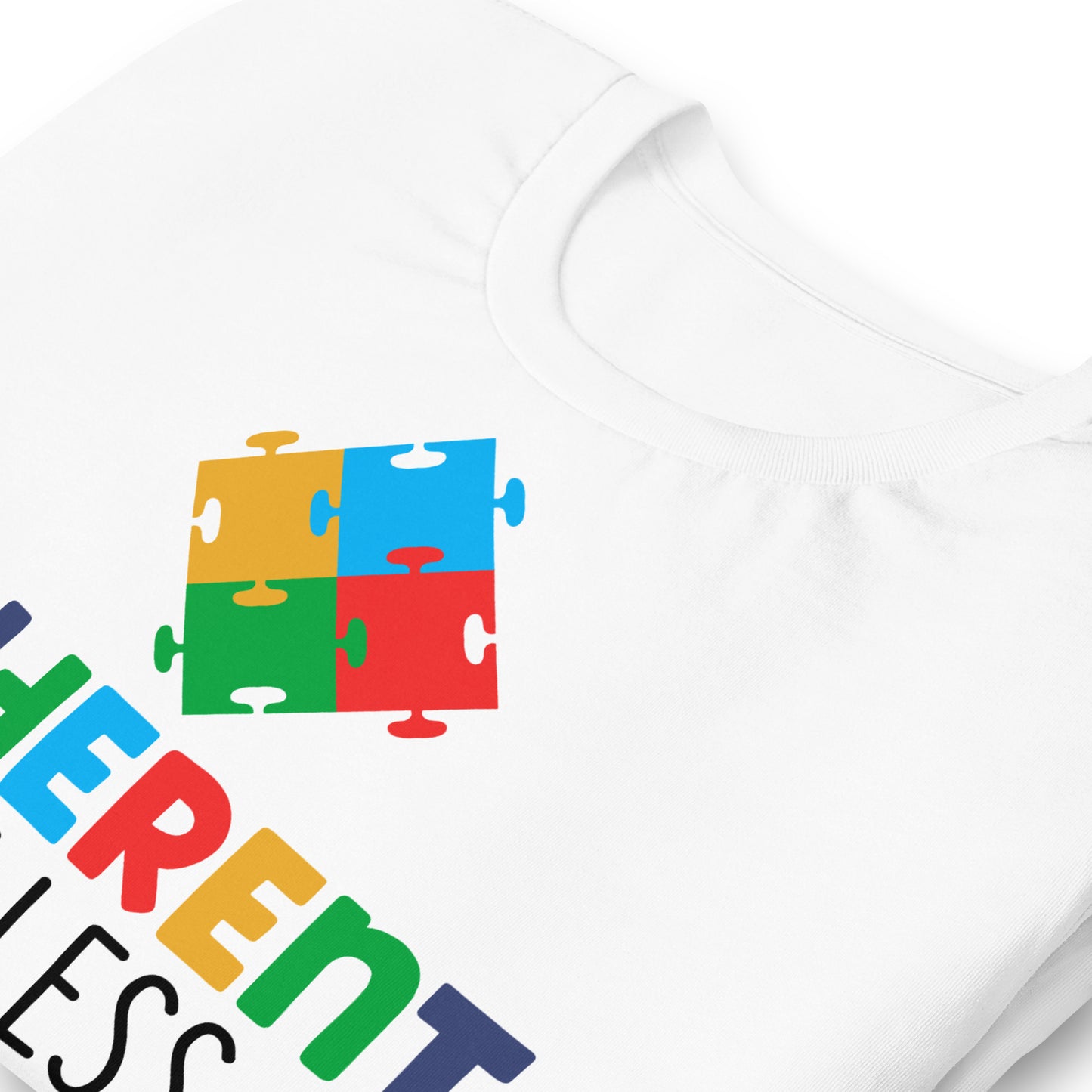 Different Not Less Autism Acceptance Quality Cotton Bella Canvas Adult T-shirt