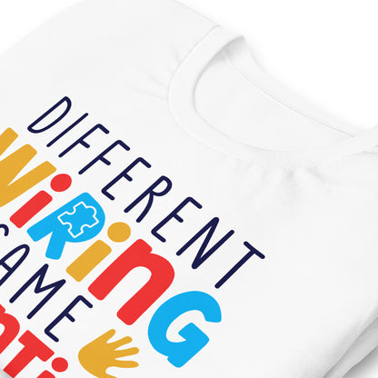 Different Wiring Same Potential Autism Acceptance Quality Cotton Bella Canvas Adult T-Shirt