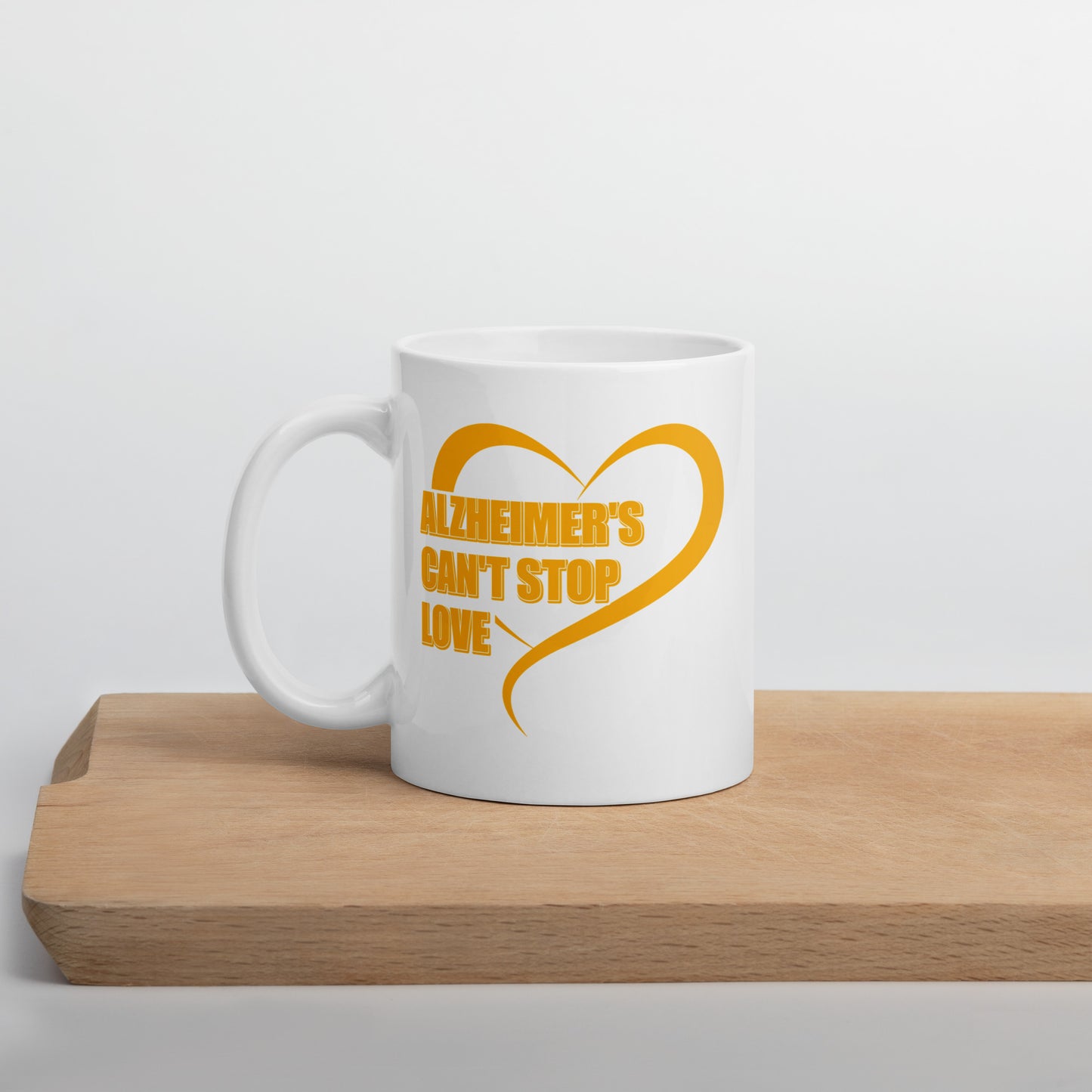 Alzheimer's Can't Stop Love Ceramic Coffee Mug