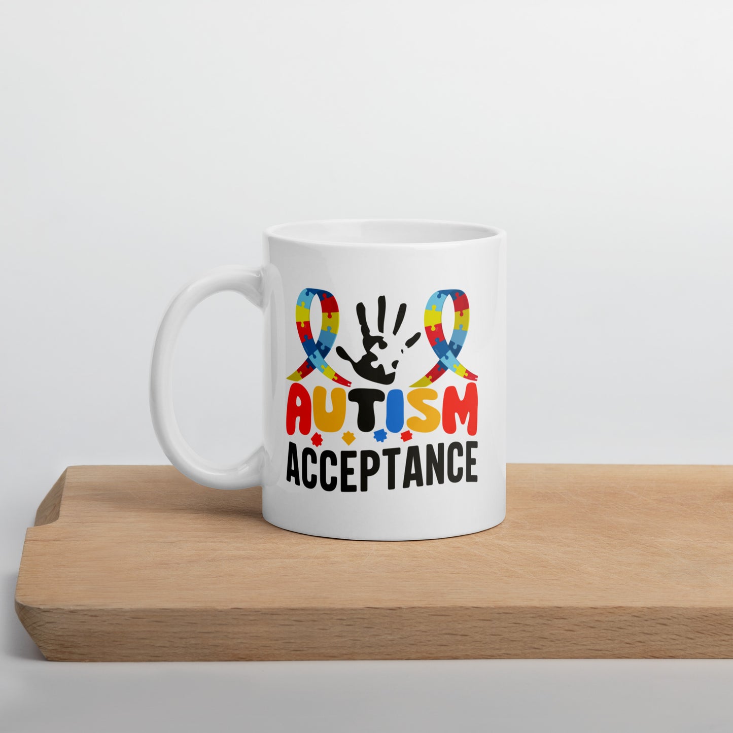 Autism Acceptance Ceramic Coffee Mug