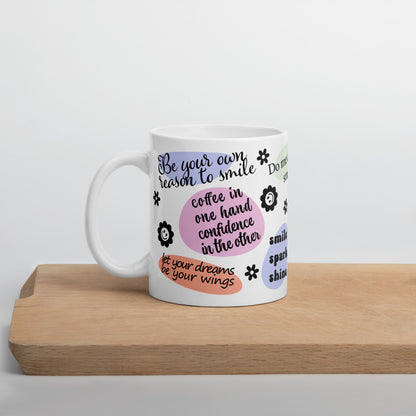 Love Yourself Self Care Awareness Ceramic Coffee Mug