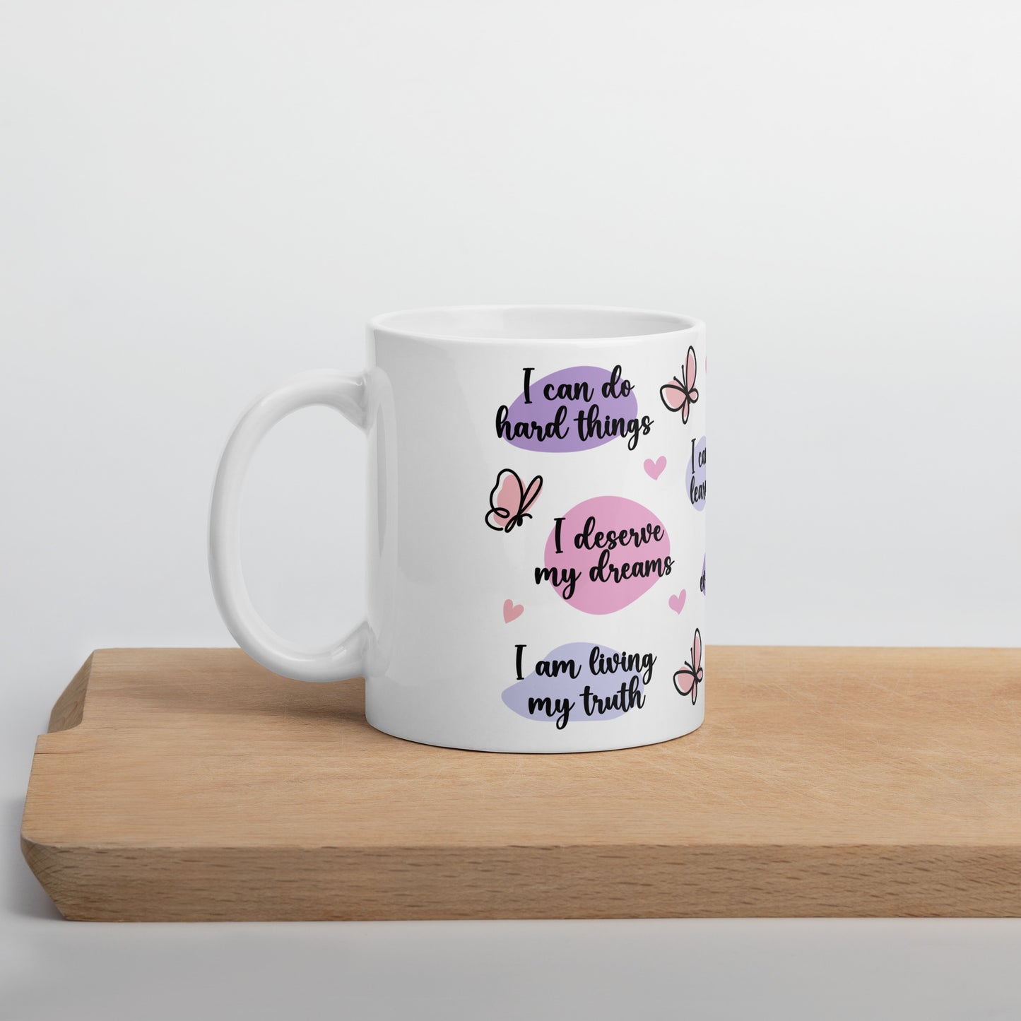 Positive Affirmations Self Care Awareness Ceramic Coffee Mug