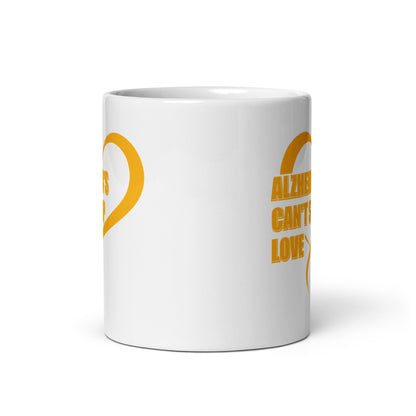 Alzheimer's Can't Stop Love Ceramic Coffee Mug