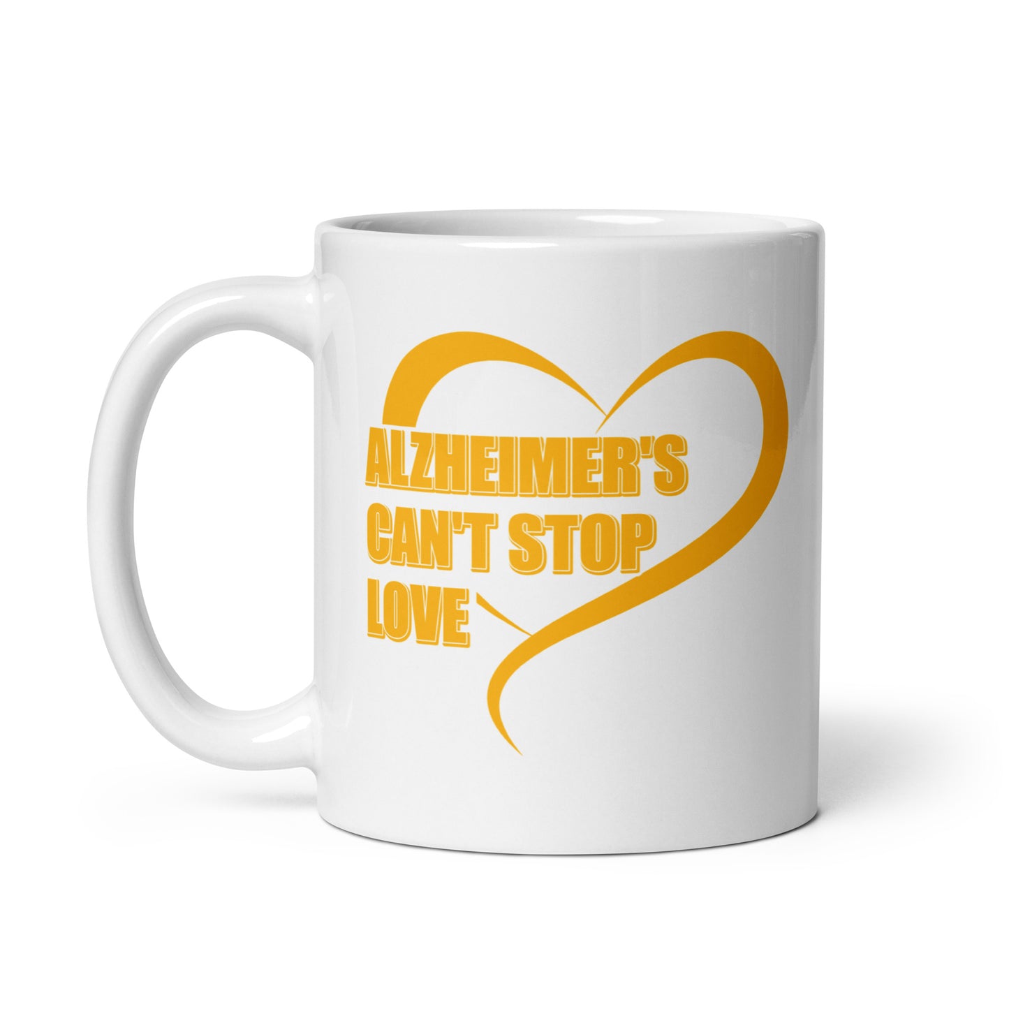 Alzheimer's Can't Stop Love Ceramic Coffee Mug