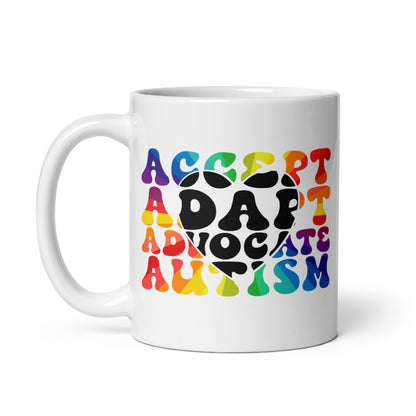 Accept Adapt Advocate Autism Ceramic Coffee Mug