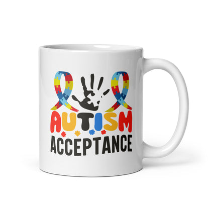 Autism Acceptance Ceramic Coffee Mug