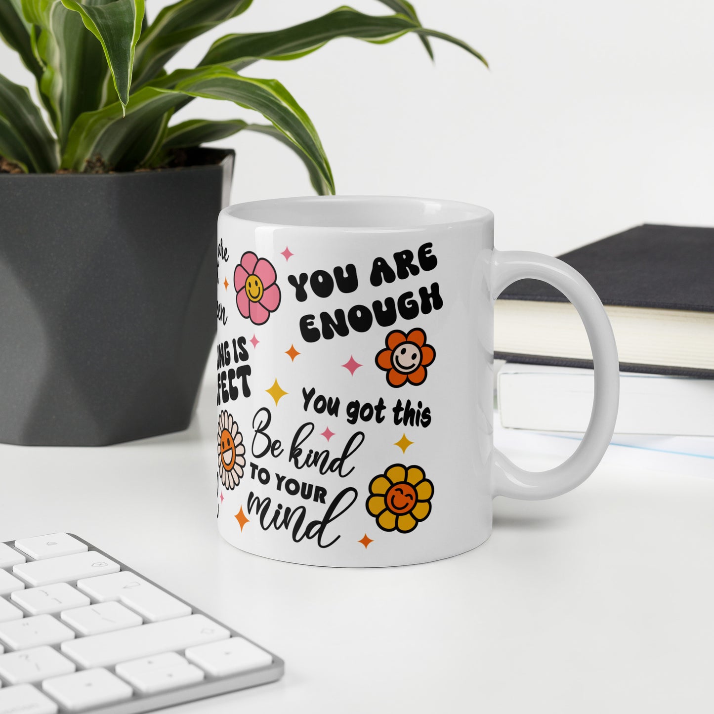 Love Yourself Self Care Awareness Ceramic Coffee Mug