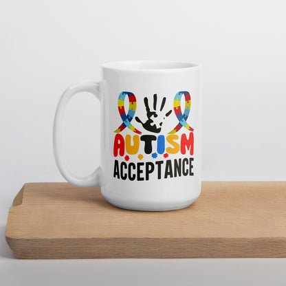 Autism Acceptance Ceramic Coffee Mug