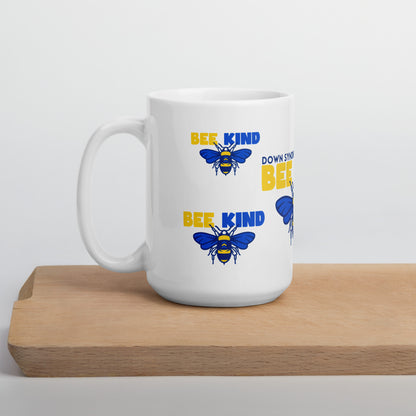 Down Syndrome Awareness Bee Kind Ceramic Coffee Mug