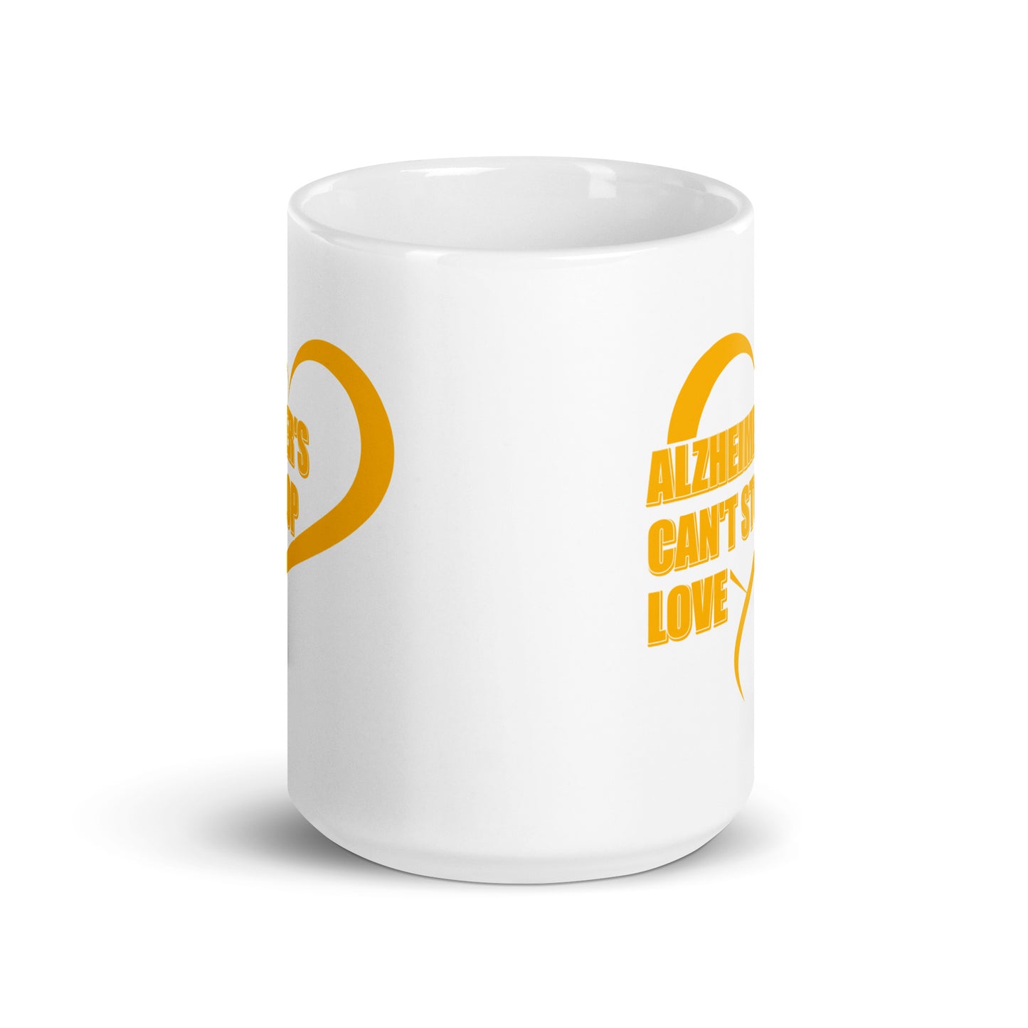 Alzheimer's Can't Stop Love Ceramic Coffee Mug