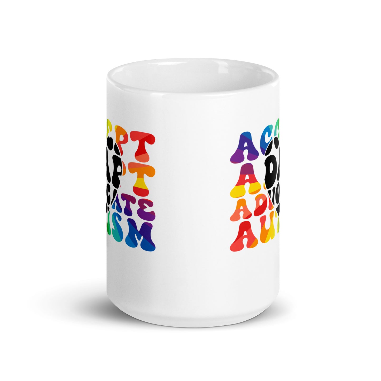 Accept Adapt Advocate Autism Ceramic Coffee Mug