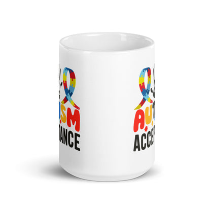 Autism Acceptance Ceramic Coffee Mug