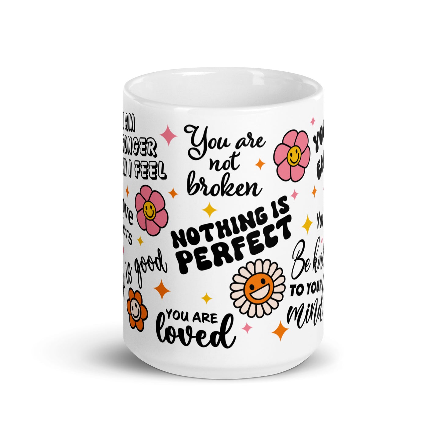 Love Yourself Self Care Awareness Ceramic Coffee Mug