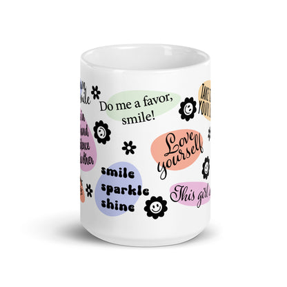 Love Yourself Self Care Awareness Ceramic Coffee Mug