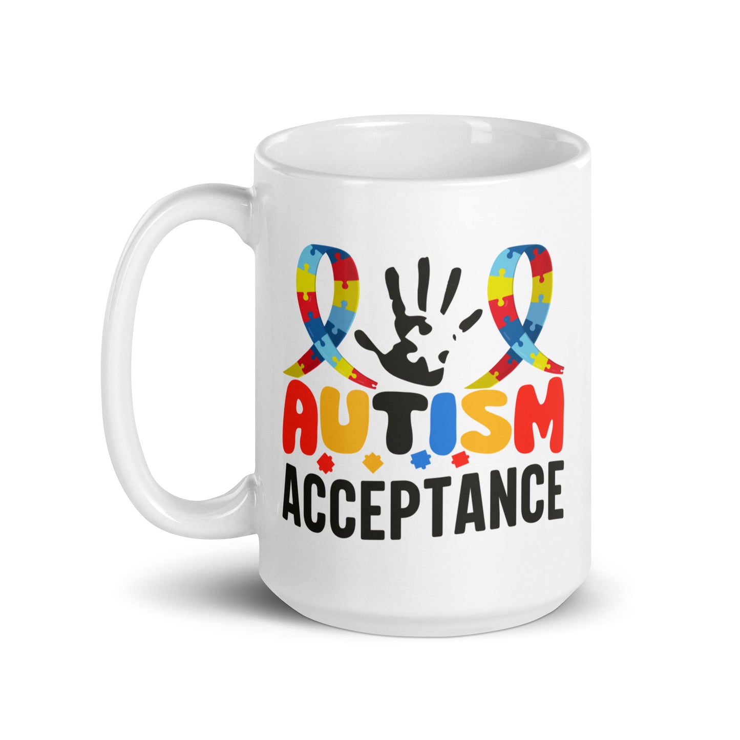 Autism Acceptance Ceramic Coffee Mug