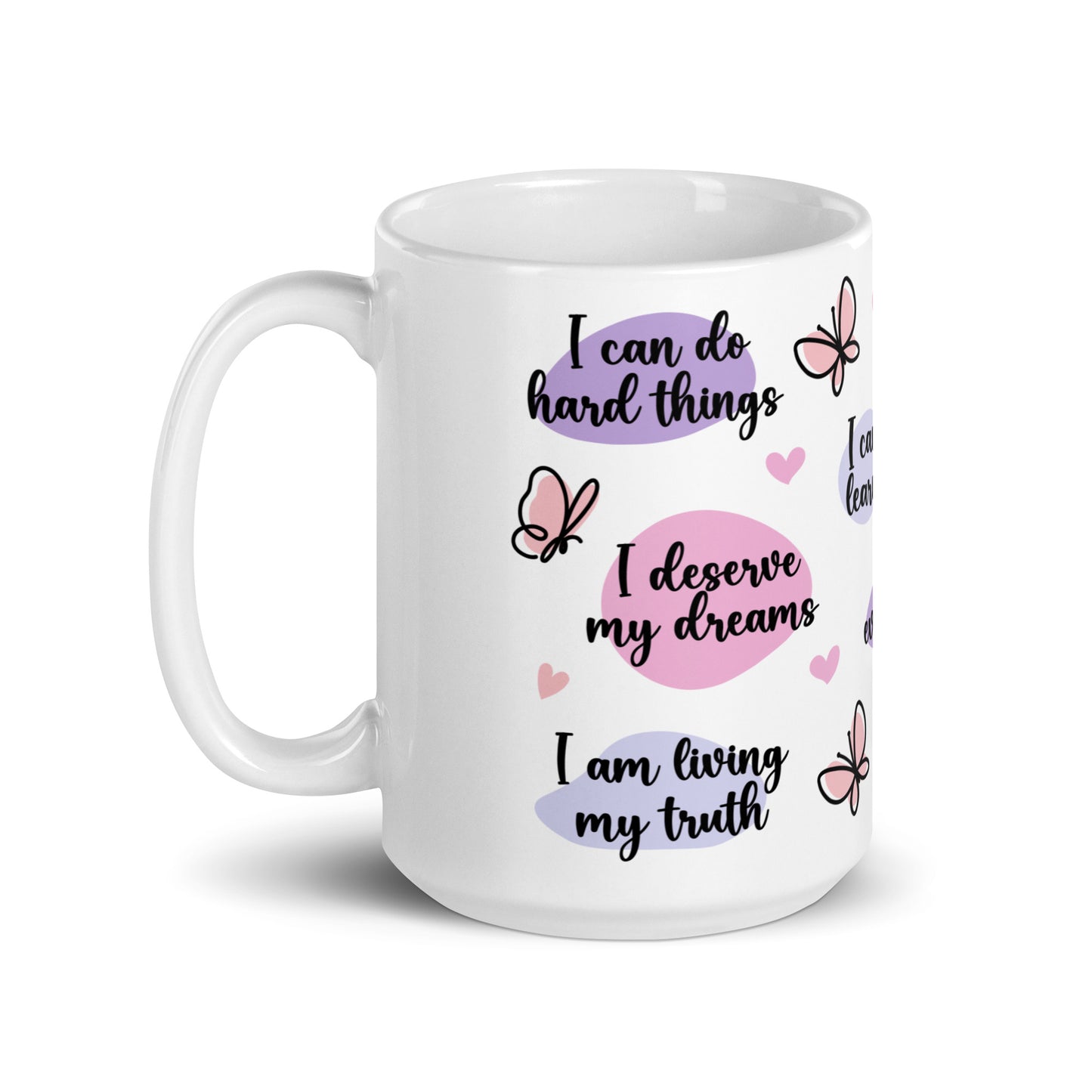 Positive Affirmations Self Care Awareness Ceramic Coffee Mug
