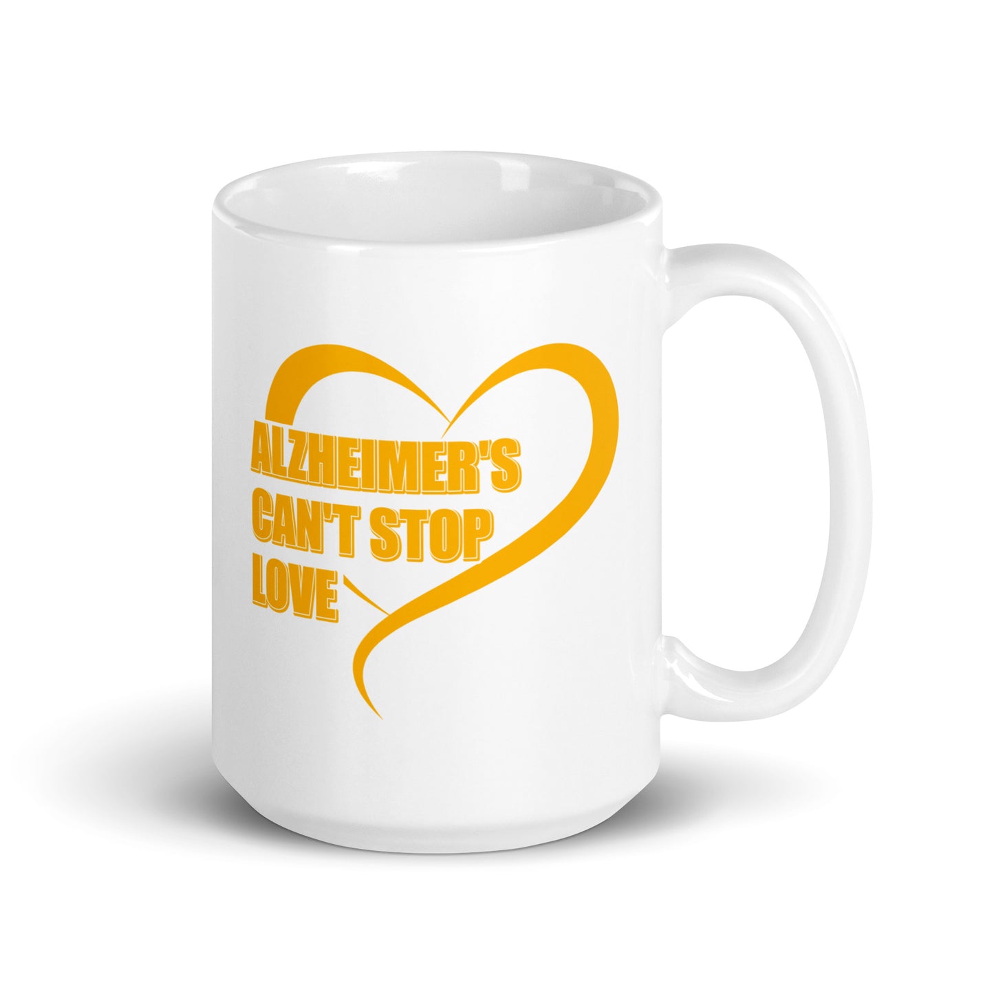 Alzheimer's Can't Stop Love Ceramic Coffee Mug