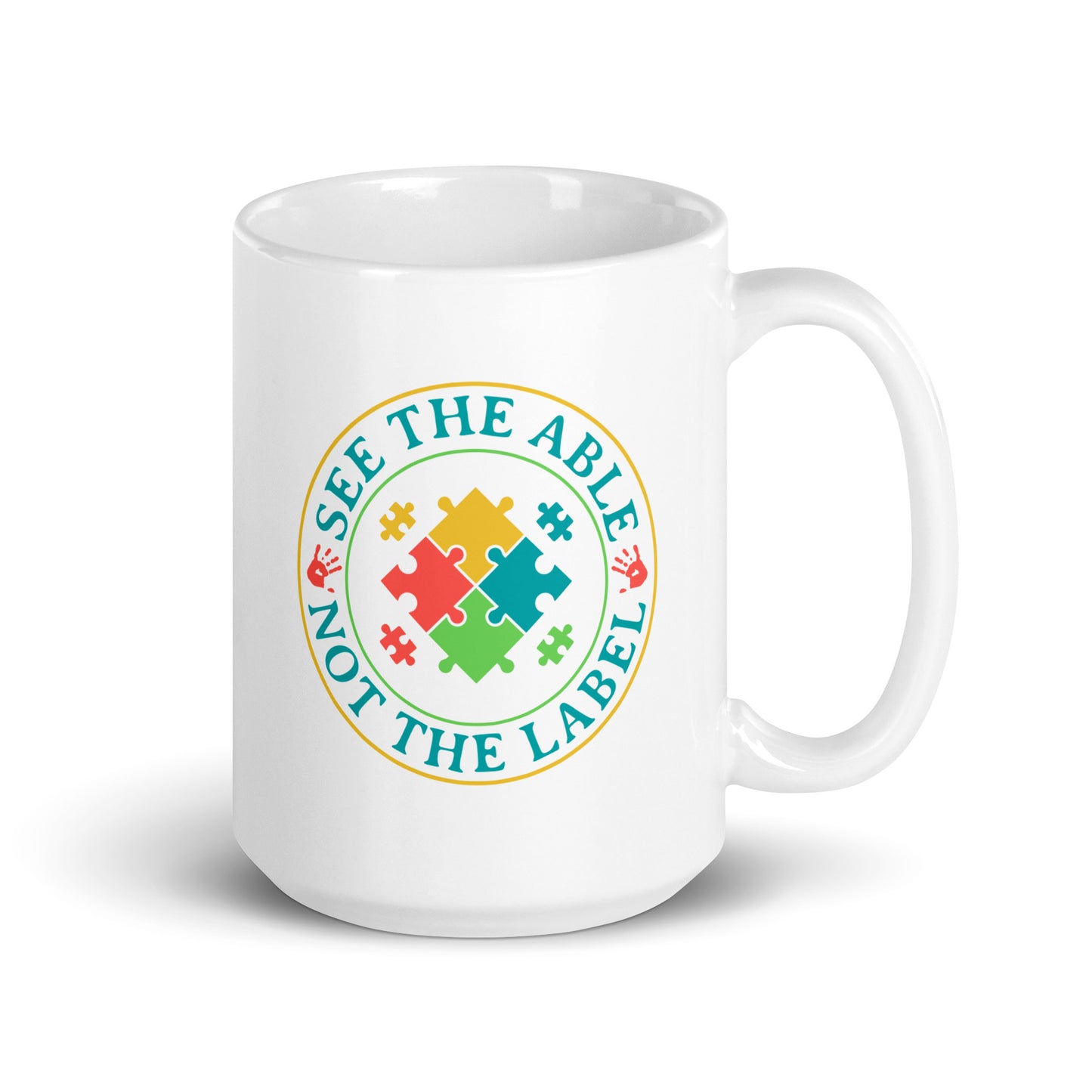 See The Able Not The Label Autism Acceptance Ceramic Coffee Mug