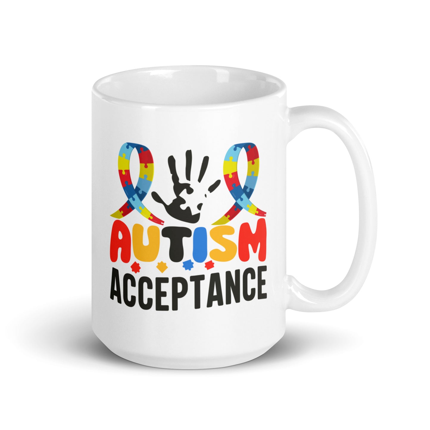 Autism Acceptance Ceramic Coffee Mug