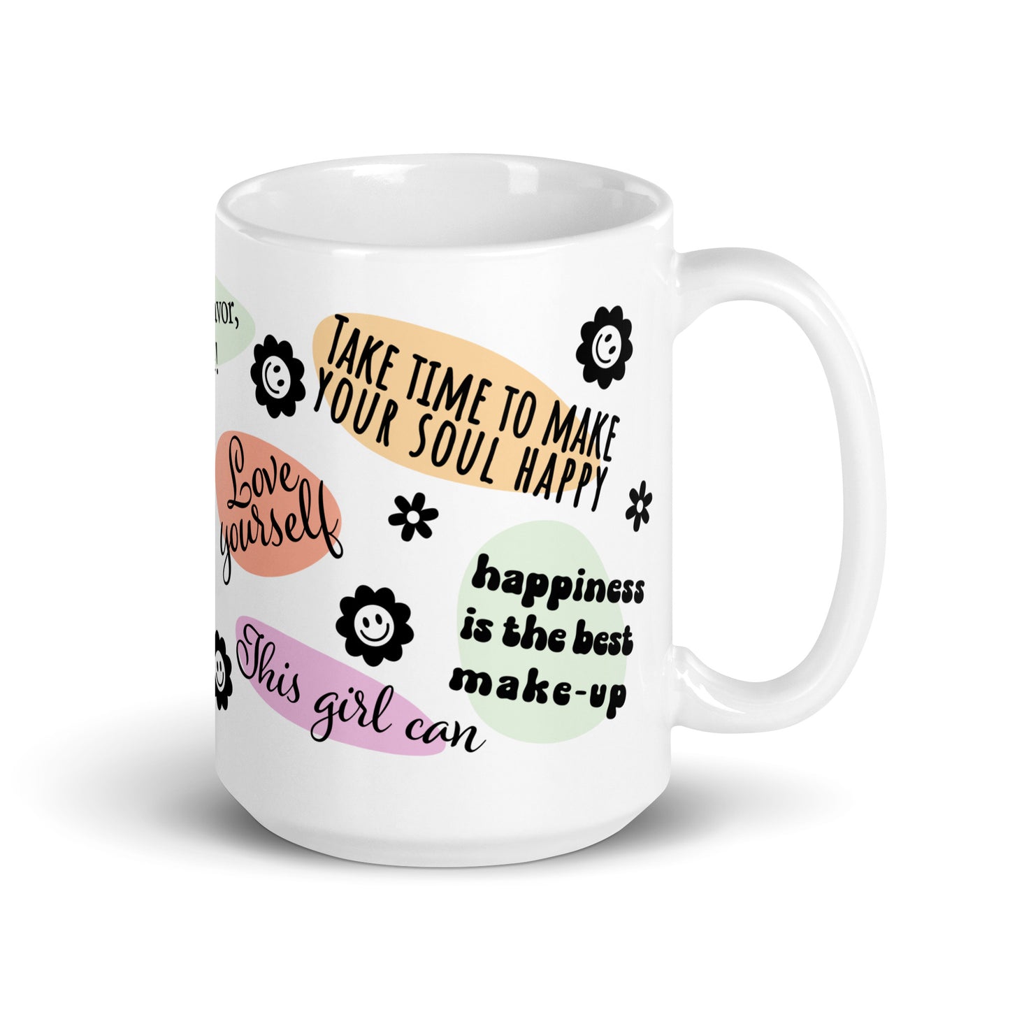 Love Yourself Self Care Awareness Ceramic Coffee Mug