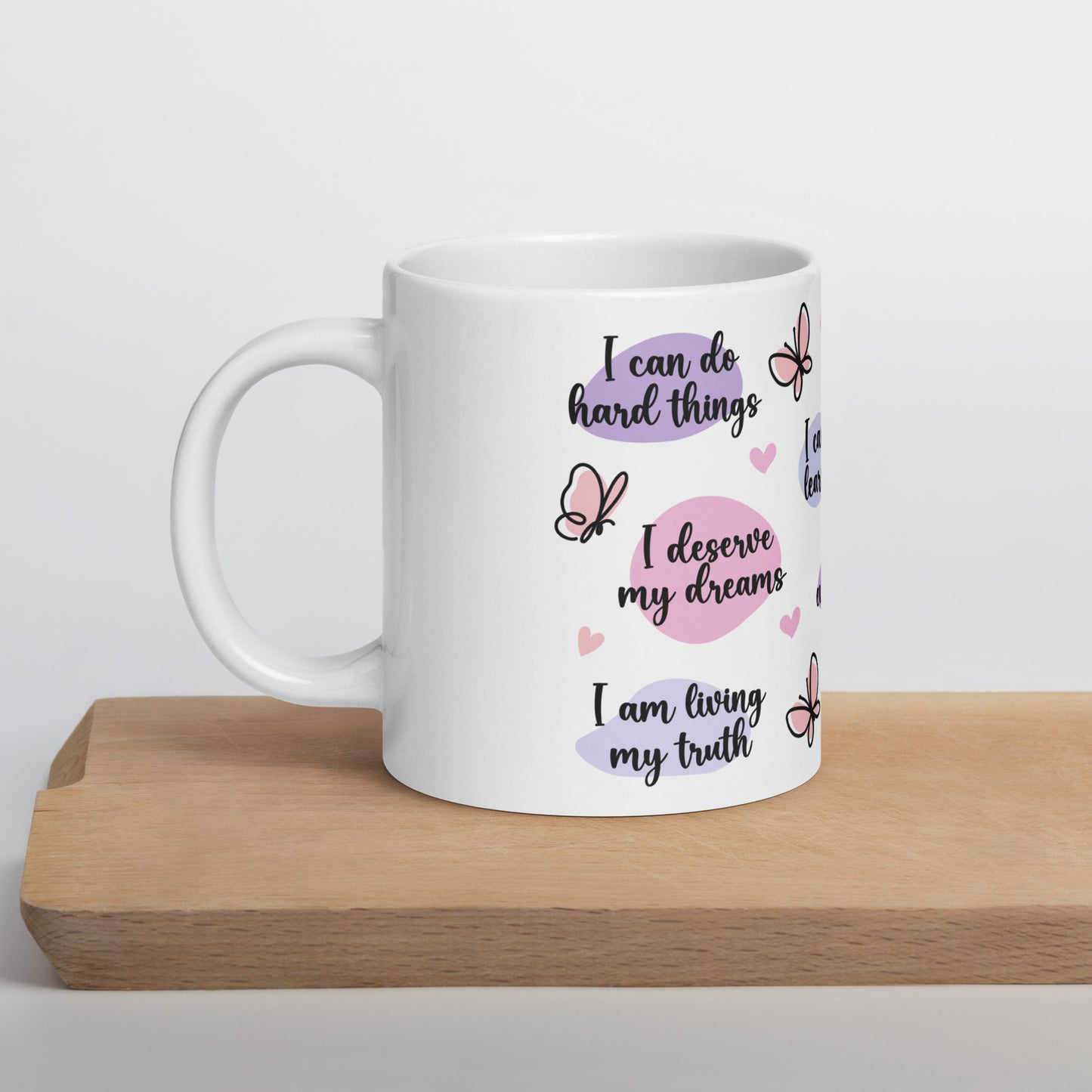 Positive Affirmations Self Care Awareness Ceramic Coffee Mug