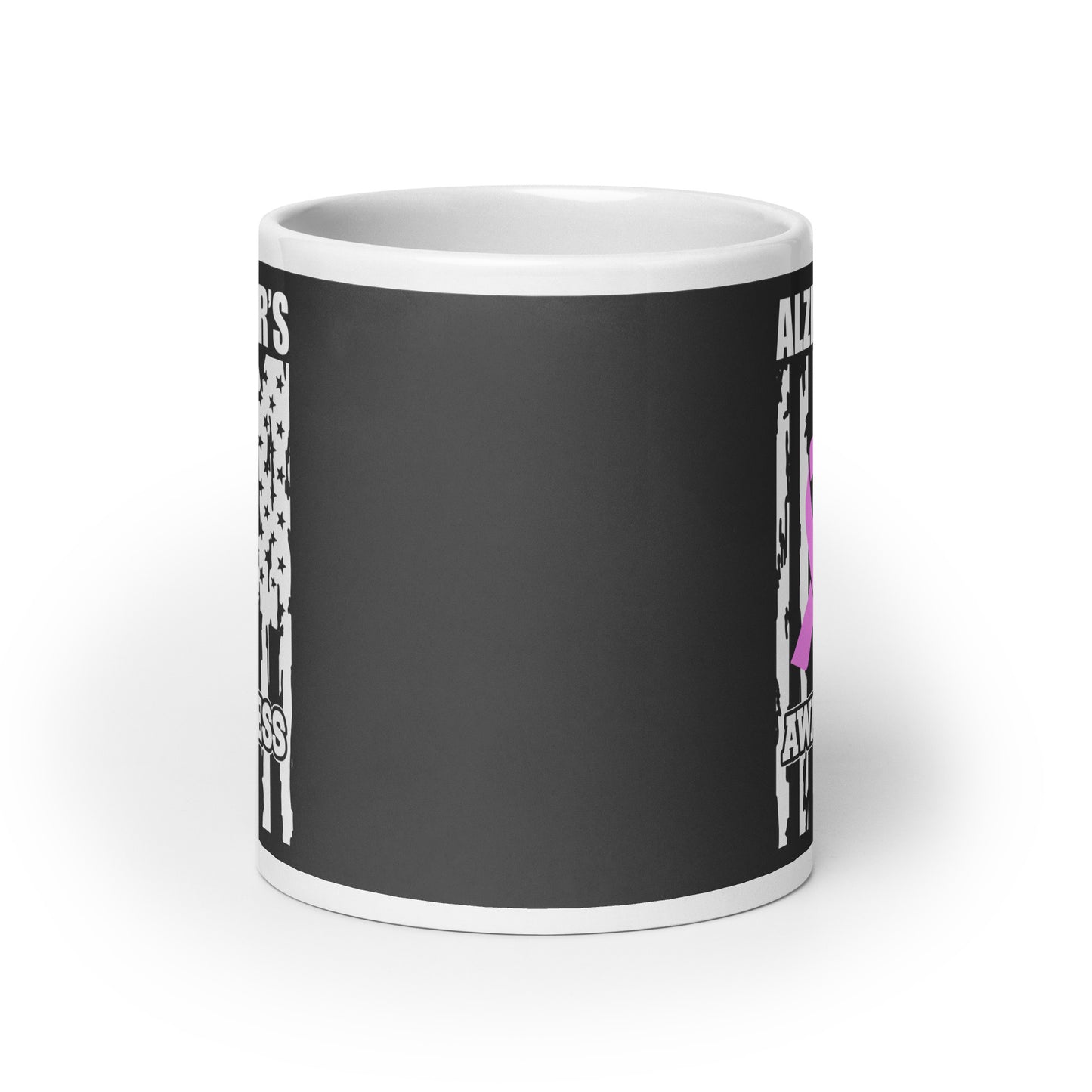 Alzheimer's Awareness Flag Ceramic Coffee Mug