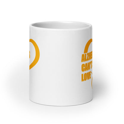 Alzheimer's Can't Stop Love Ceramic Coffee Mug