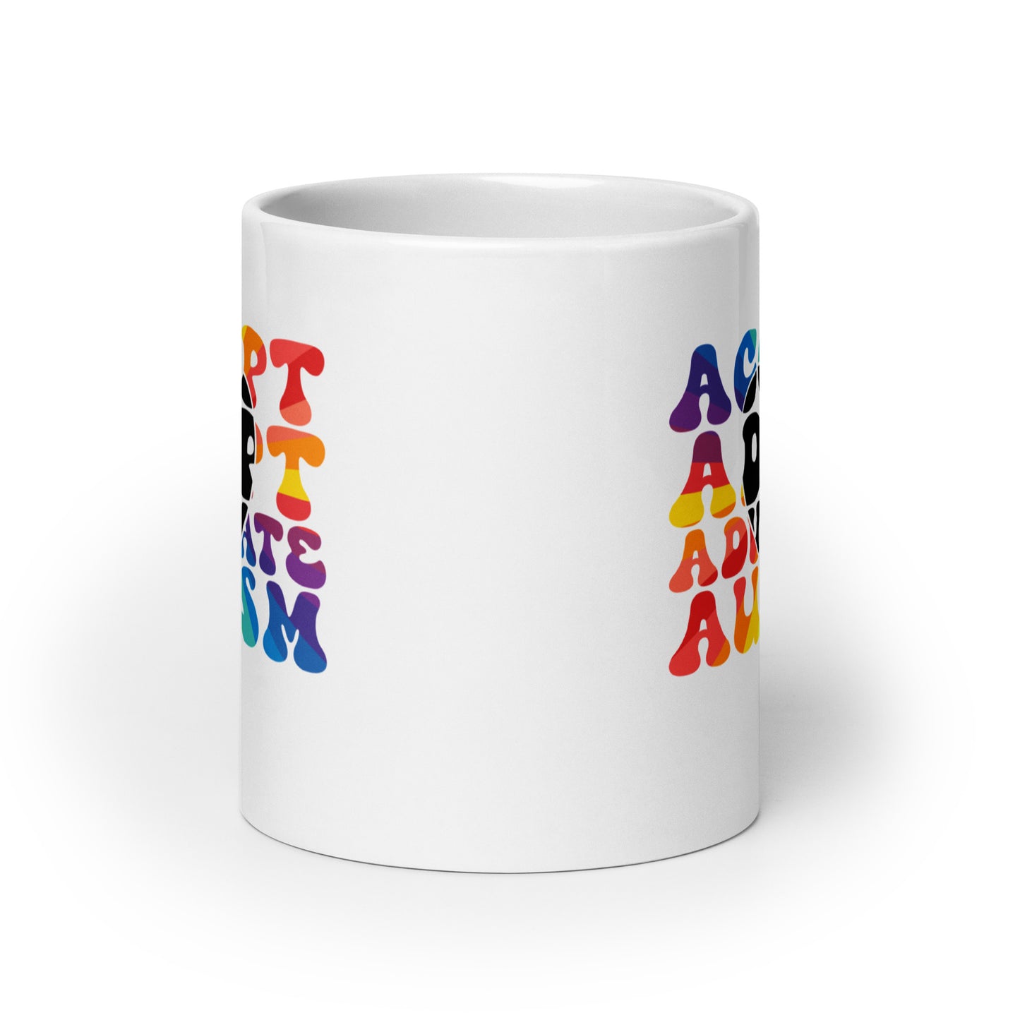 Accept Adapt Advocate Autism Ceramic Coffee Mug