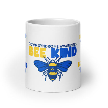 Down Syndrome Awareness Bee Kind Ceramic Coffee Mug