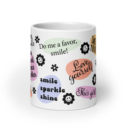 Love Yourself Self Care Awareness Ceramic Coffee Mug