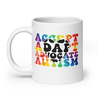 Accept Adapt Advocate Autism Ceramic Coffee Mug