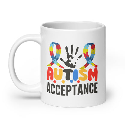 Autism Acceptance Ceramic Coffee Mug