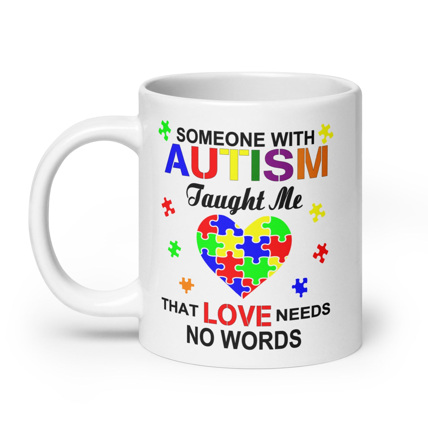 Autism is a Gift Not a Burden Ceramic Coffee Mug