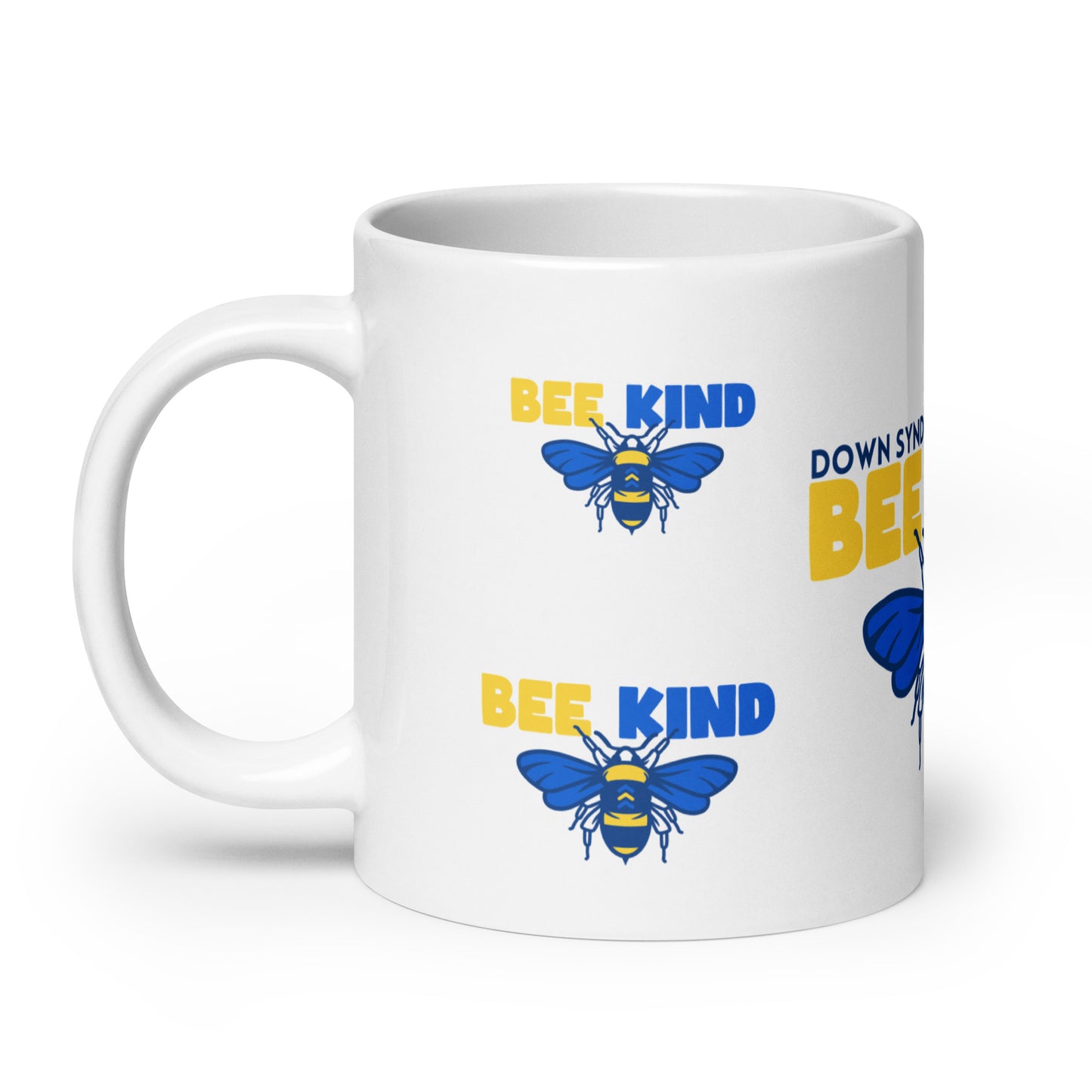 Down Syndrome Awareness Bee Kind Ceramic Coffee Mug