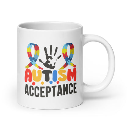 Autism Acceptance Ceramic Coffee Mug