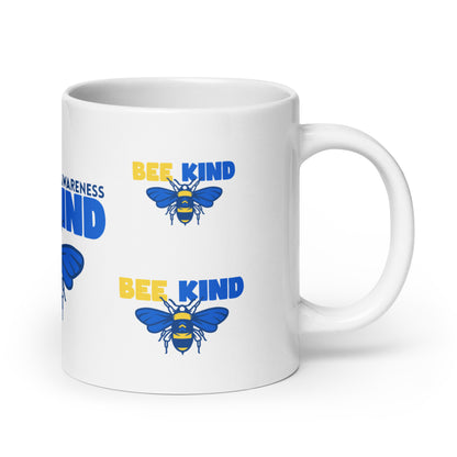 Down Syndrome Awareness Bee Kind Ceramic Coffee Mug