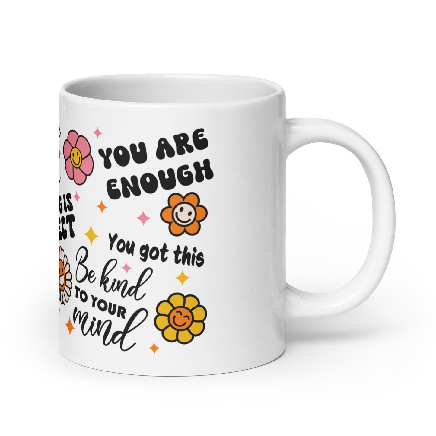 Love Yourself Self Care Awareness Ceramic Coffee Mug